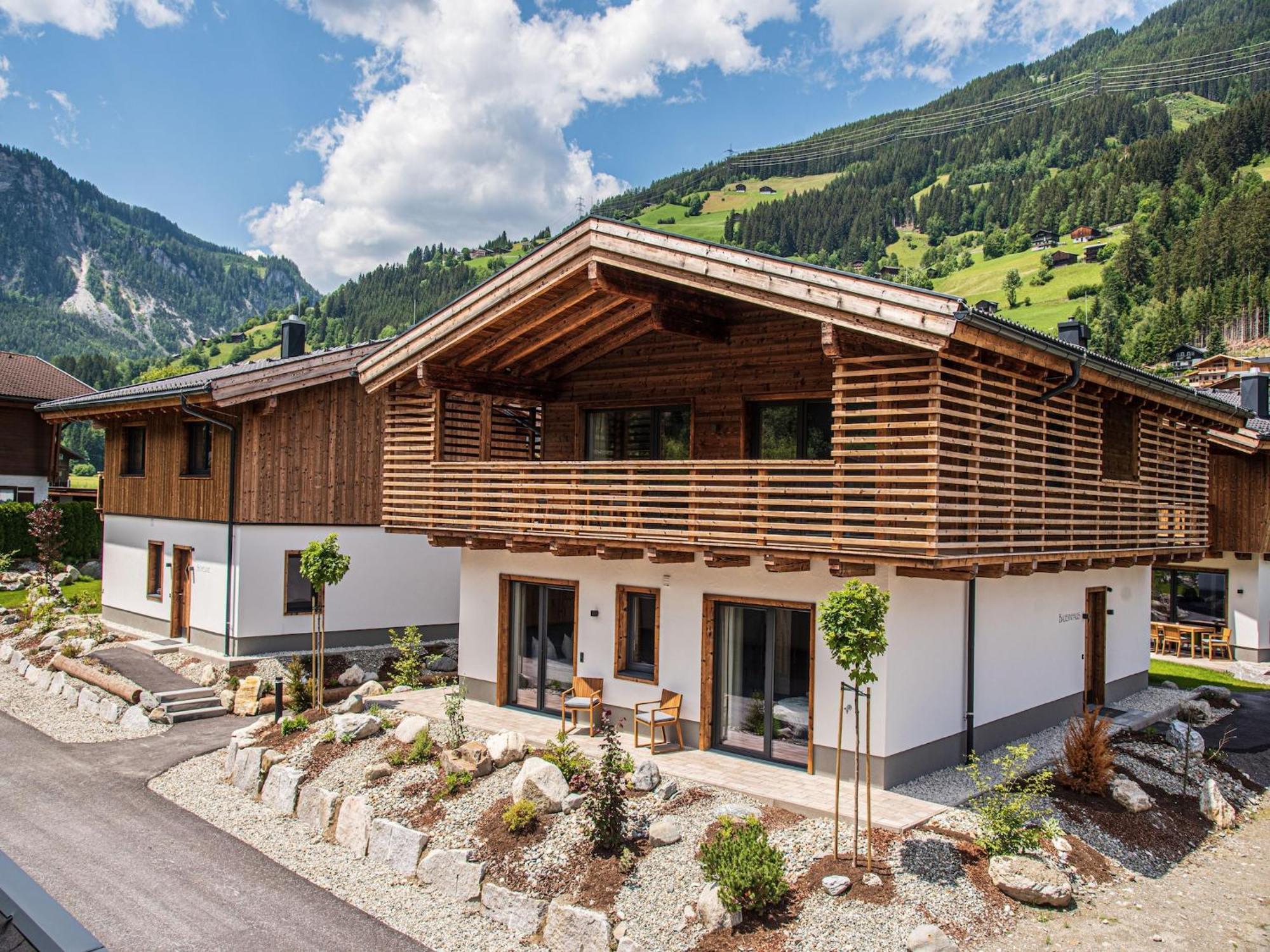 The Village Chalet Stone House Wald im Pinzgau Luaran gambar