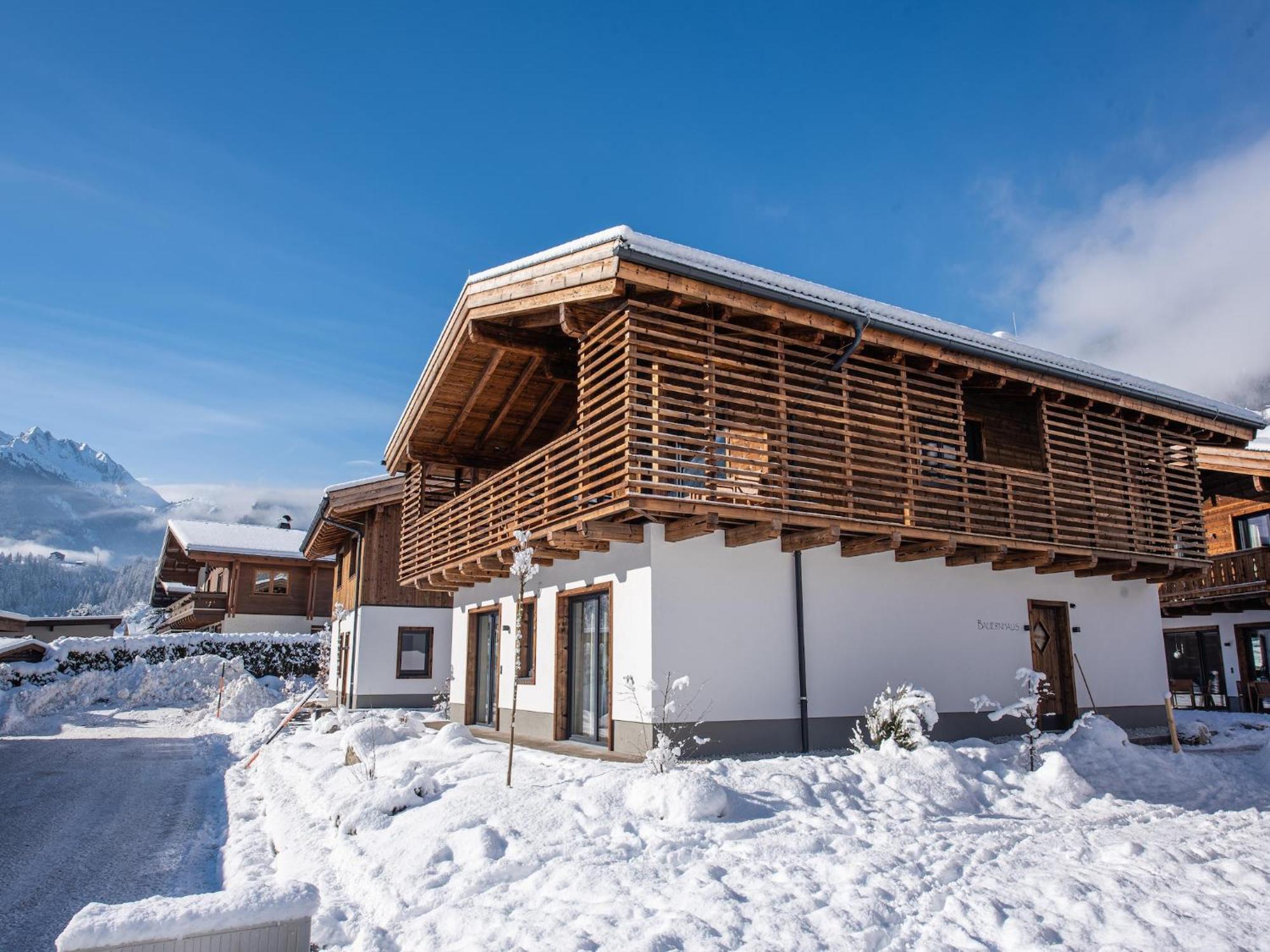 The Village Chalet Stone House Wald im Pinzgau Luaran gambar